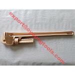 Non Sparking Tool Pipe Wrench 600mm Copper Beryllium