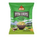 Pita chips with sour cream and onion flavored