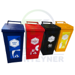 Electrostatic Painted Metal Waste Container