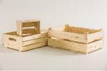 Crates and boxes from wood