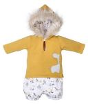 Baby Hoodie With Fur + Trousers