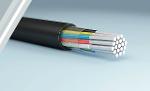 Aluminum core control cable with polyvinylchloride insulation and sheath