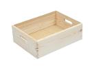Open box made of pine wood, Poland, manufacturer.