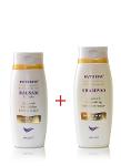 Shampoo + Conditioner with argan oil and silk proteins