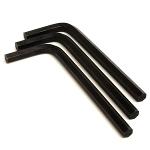 M10 - 10mm Allen Key Hex Short Arm Wrenches Steel Self Colou