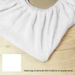 Thick FROTTE sheet with elastic band - 01 White