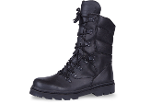 High black uniform jungle boots