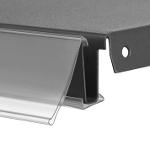 "LS" Shelf Edge Strips 39 mm | transparent