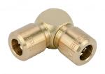 Push-in fitting, elbow connector, brass - VT2477