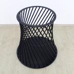 Welded basket form steel table base