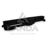 Wear strips and tensioner components for combine harvester