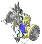 Modular gas pressure regulator type RTBK