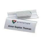 Name Badge "Plexiprofile" 30mm | with magnet (10 piece)