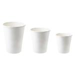 Biodegradable paper coffee cups 90 ml with water coating 50 pcs