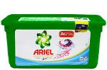 Ariel Power Capsules, Laundry Capsules with Fabric Softener, 32 Pcs