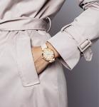 Golden women's watch