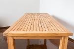 Oak and beech wooden tables