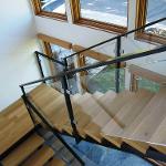 glass stair handrail