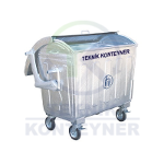 770 LT Hot Dip Galvanized Waste Container (Dome Lid Model)