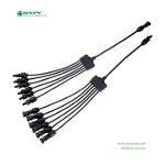 Solar cable harness 6to1 y cable connector