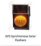 GPS Synchronous Solar Flashers