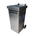 240 Liter Metal Waste Container