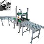 LINE WITH BOX HOLDER, EXTENSIBLE ROLLER CONVEYOR
