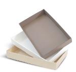 Oven- and microwave-safe disposable cardboard tray
