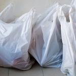 White mini shopping bags in Materbi 24+6+6x45 cm 4 Kg