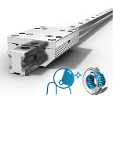 Linear Guide Type Fdi-K Double Rail And Cassette Suitable For Vacuum