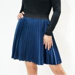 Sunrise velor mini skirt with elastic waist 