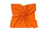 Satin microfiber silk bandana for women, 55x55cm - orange