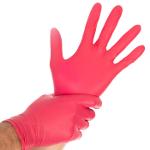 Nitrile Gloves SAFE LIGHT powder-free red