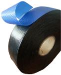Embossed polyethylene film as rubber separator