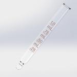 Graduated Glass Pipette for Droppers – Straight-Tip, 69mm