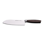 SANTOKU KITCHEN KNIFE (16cm blade) - SMOKED OAK