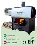Industrial wood stoves