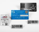 Anodized aluminum barcode labels