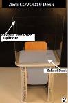 Anti COVID19 Protection School Desk 