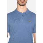 Denim Blue Henry Cotton Short Sleeve Polo Shirt