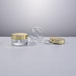30ml+30ml dual chamber glass cosmetic concentrate jars 