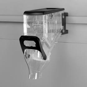 Transparent Gravity feed Bulk Food Dispenser with hanger 8 l