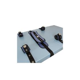 Padded bed restraint belt iron clip complete pack