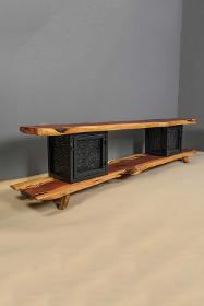 TV set made of juniper wood