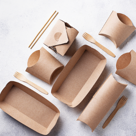 Recyclable Presentable Dependable Food Paper Containers
