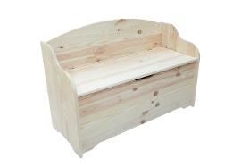 Chest made of pine wood.