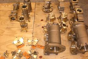 Set of pump casting