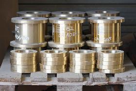 Castings in copper alloys - Bushings and rings blanked in