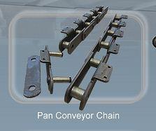 Pan conveyor chain