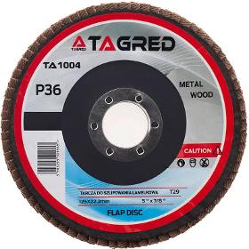 TAGRED Flap disc 125mm thick 36